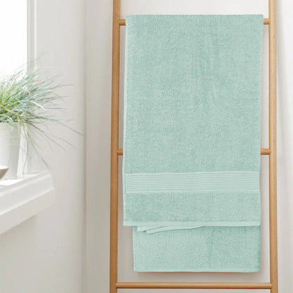 Rhodes Towel Seafoam 100% Cotton Hotel Quality Soft Super Absorbent Hand Bath Towels, Sheets & Face Cloths by OLIVIA ROCCO