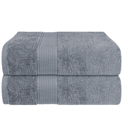 Rhodes Towel Silver 100% Cotton Hotel Quality Soft Super Absorbent Hand Bath Towels, Sheets & Face Cloths by OLIVIA ROCCO