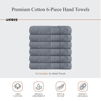 Rhodes Towel Silver 100% Cotton Hotel Quality Soft Super Absorbent Hand Bath Towels, Sheets & Face Cloths by OLIVIA ROCCO