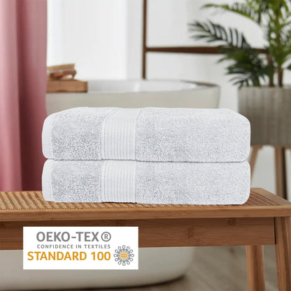 Rhodes Towel White 100% Cotton Hotel Quality Soft Super Absorbent Hand Bath Towels, Sheets & Face Cloths by OLIVIA ROCCO