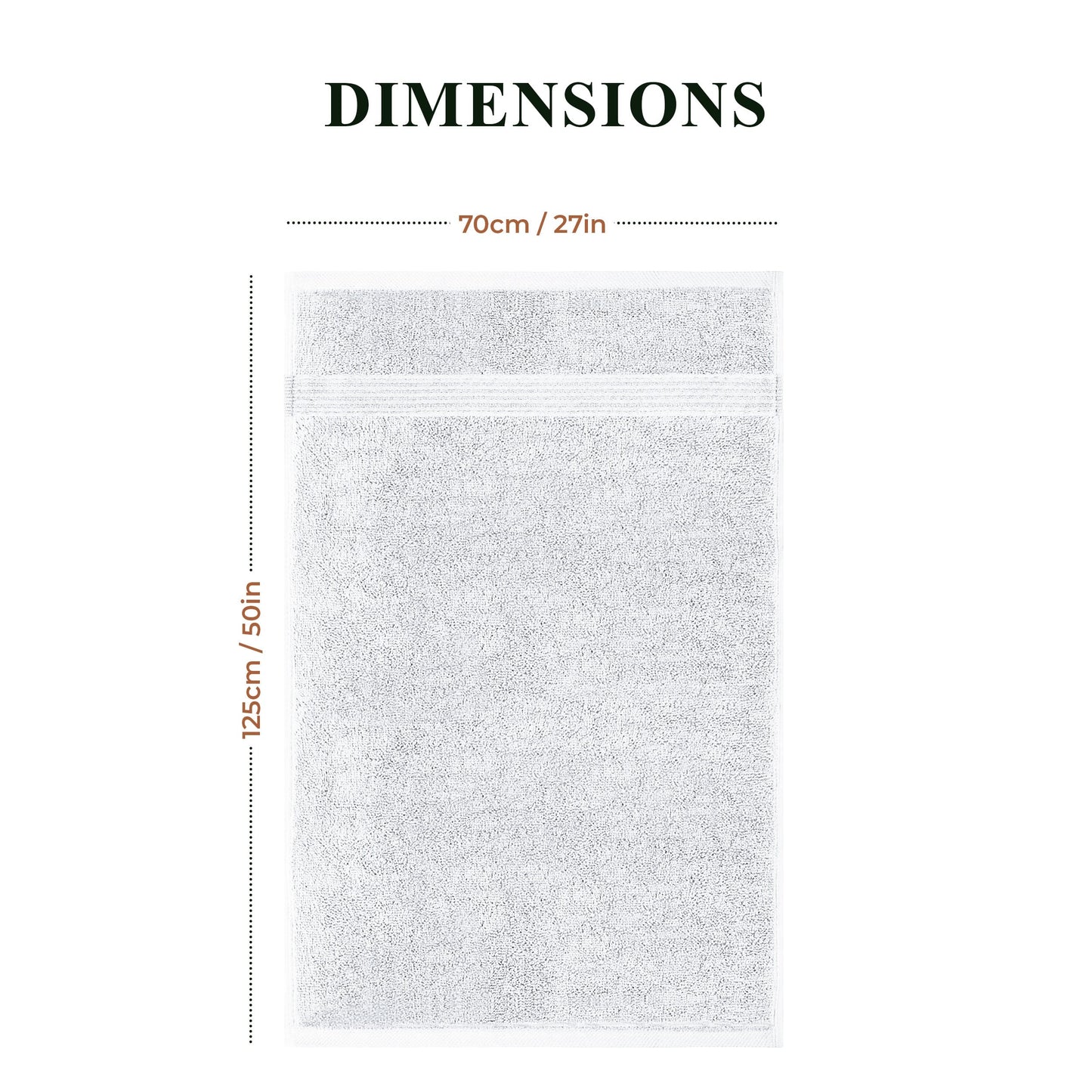 Rhodes Towel White 100% Cotton Hotel Quality Soft Super Absorbent Hand Bath Towels, Sheets & Face Cloths by OLIVIA ROCCO