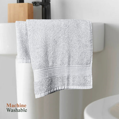 Rhodes Towel White 100% Cotton Hotel Quality Soft Super Absorbent Hand Bath Towels, Sheets & Face Cloths by OLIVIA ROCCO