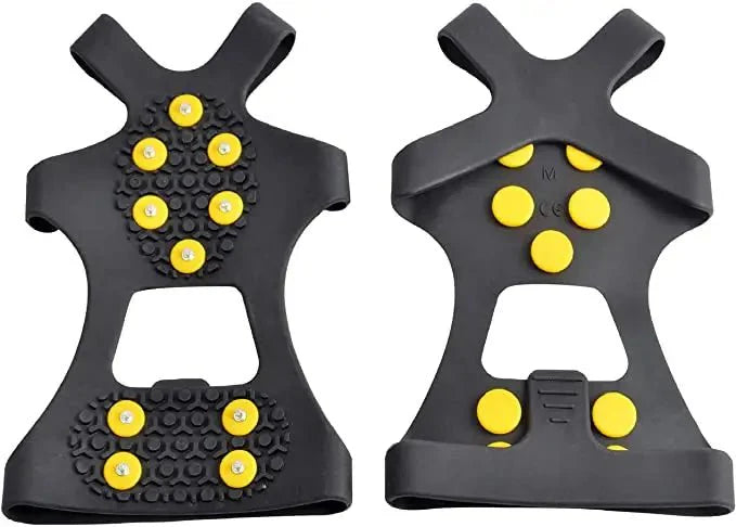 Silicone Ice Crampons With 10 Steel Studs
