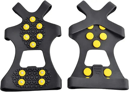 Silicone Ice Crampons With 10 Steel Studs