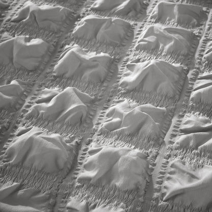 Soho Grey Microfibre Duvet Cover Set with Pillowcases Quilted Super Soft Easy Care Bedding Bed Linen Set by OLIVIA ROCCO