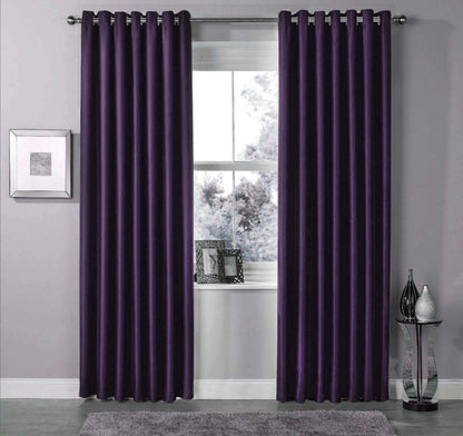 Thermal Blackout Room Darkening Curtains Energy Saving Light Blocking Panels in 12 Colours for Bedrooms and Living Rooms Multiple Sizes by OLIVIA ROCCO