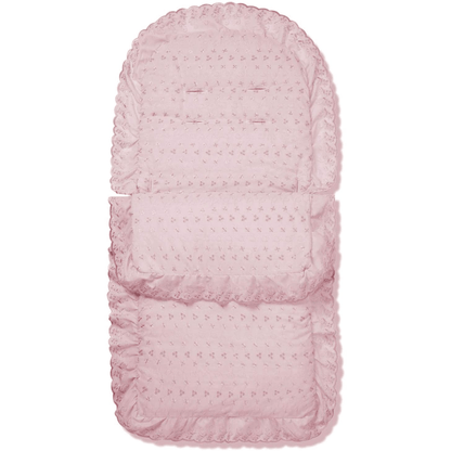 Universal Broderie Anglaise Pushchair Footmuff / Cosy Toes - Fits All Pushchairs / Prams And Buggies