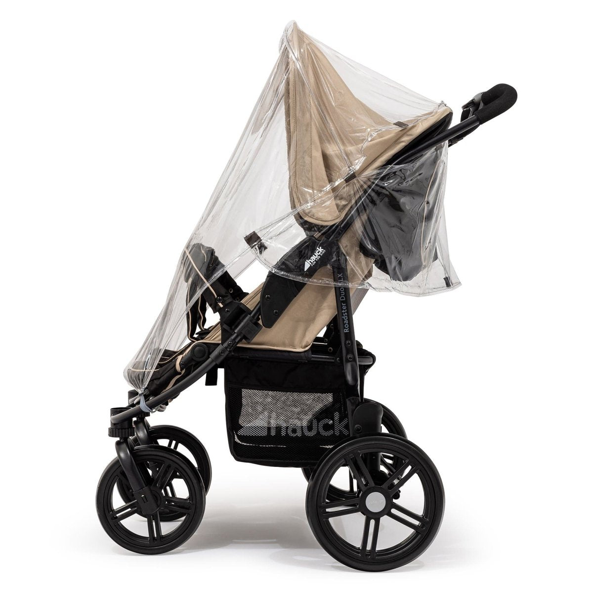 Universal Rain Cover For All Side By Side Pushchairs - Fits All Models