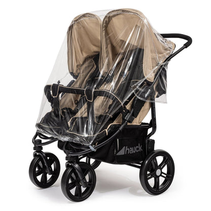 Universal Rain Cover For All Side By Side Pushchairs - Fits All Models