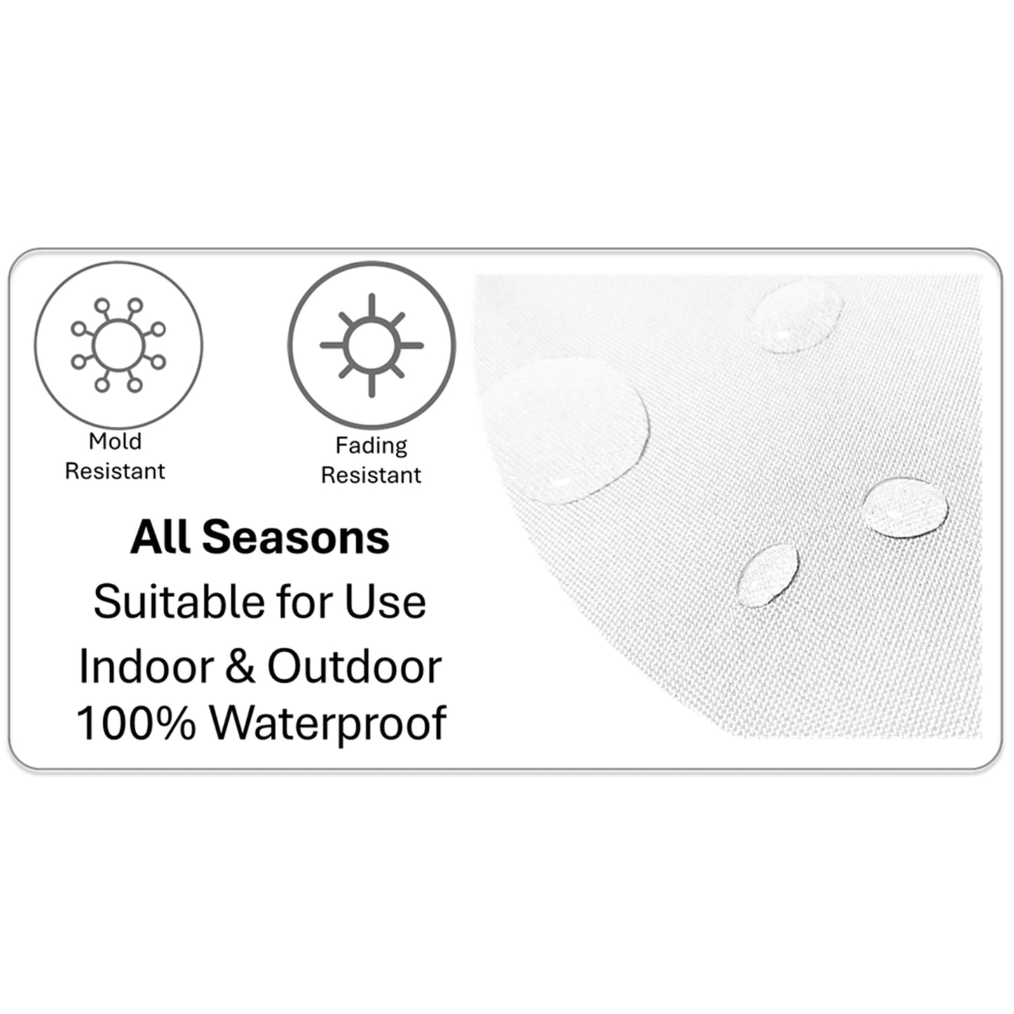 Waterproof Breathable Giraffe Hollowfibre Filled Cushions 43x43cm for Outdoor Garden Bench Sofa or Indoor Use by OLIVIA ROCCO