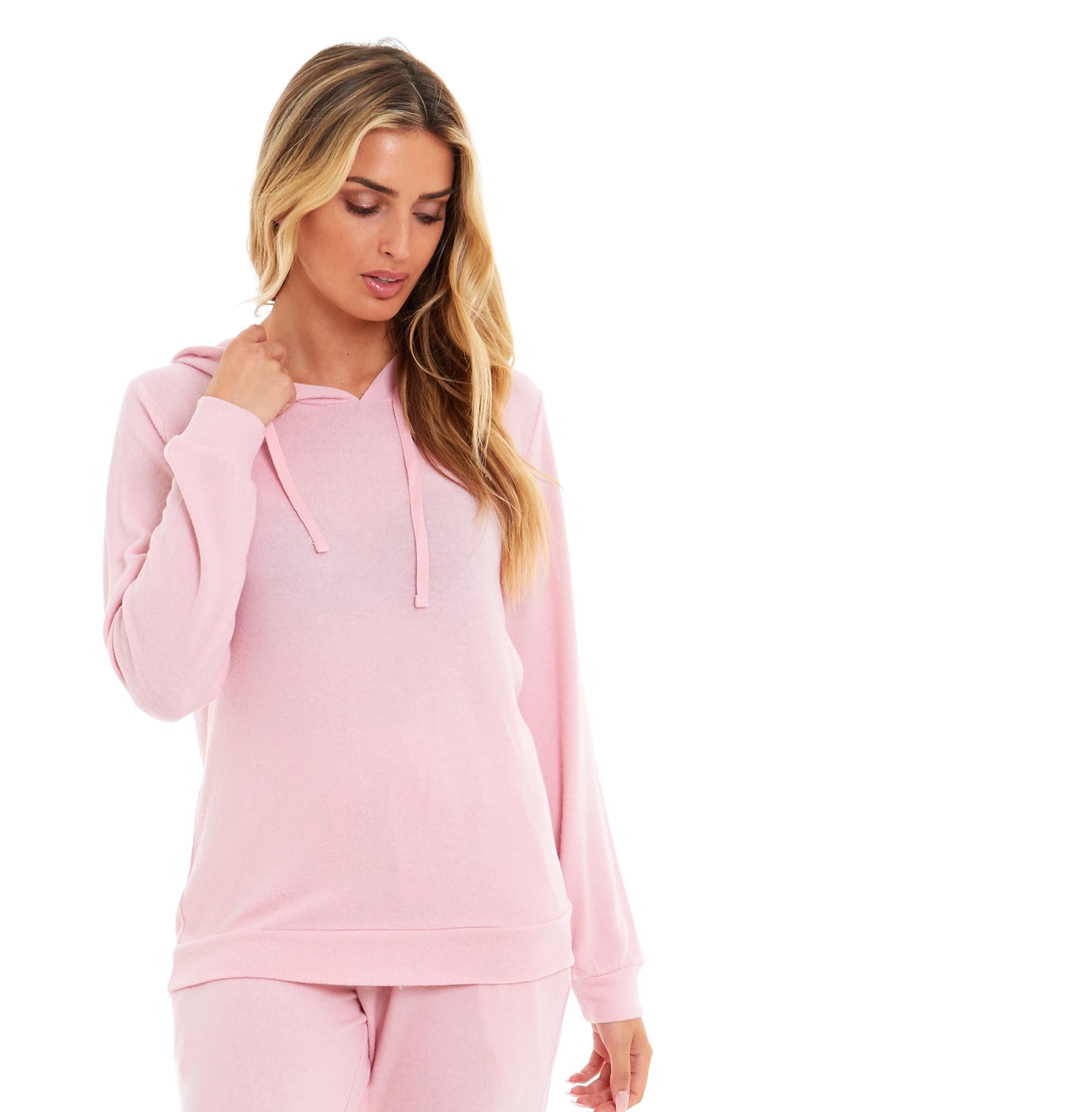Women's Super Cosy Hooded Pyjama Set Soft Brushed Polyester Viscose Loungewear Warm and Elegant Nightwear Various Colours UK Sizes 8-22 by Daisy Dreamer