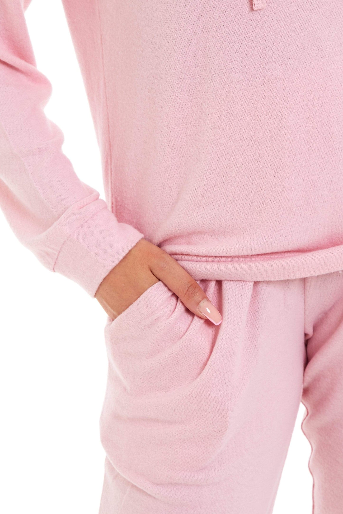 Women's Super Cosy Hooded Pyjama Set Soft Brushed Polyester Viscose Loungewear Warm and Elegant Nightwear Various Colours UK Sizes 8-22 by Daisy Dreamer